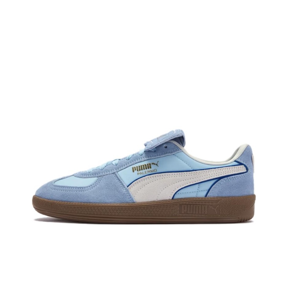 Puma Shoes Rs-X - PUMA Palermo PREMIUM รองเท้าสเก็ตบอร์ดแบบโลว์ท็อป ยูนิเซ็กส์ สีฟ้า