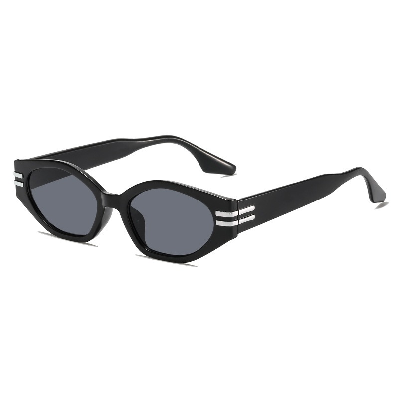 แว่นกันแดดทรงแคทอาย Y2K กรอบเล - Sunglasses Cat Eye บทวิจารณ์และราคา